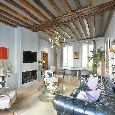 Luxurious 2bdrm 2 Ba In The Heart Of Le Marais Paříž
